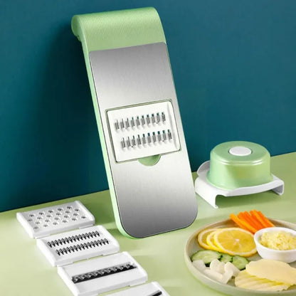 5in1 Vegetable Cutter Stainless Steel Multifunctional Grater