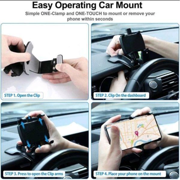 Car Smart Phone Holder – 360 Free Spin