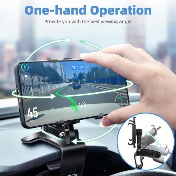 Car Smart Phone Holder – 360 Free Spin