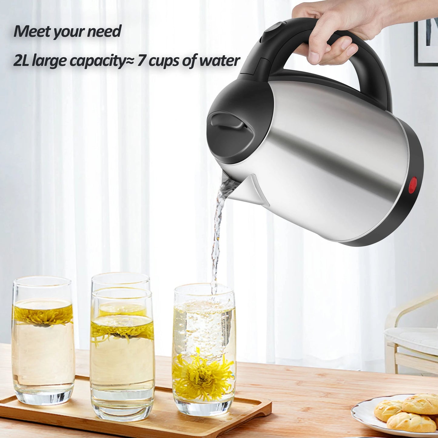 Electric Kettle 2.0 Liter Premium Quality