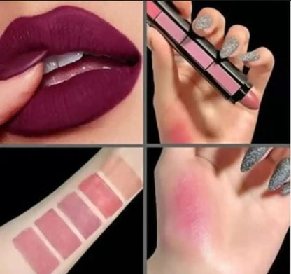 5 In 1 Huda Beauty Lipstick Nude Shades