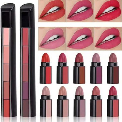 5 In 1 Huda Beauty Lipstick Nude Shades