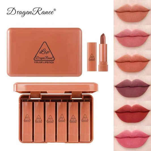 (pack Of 6 )dragon Ranee Lipstick Set